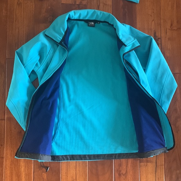 The north face windstopper summit series aqua hooded jacket size XL - Picture 10 of 11